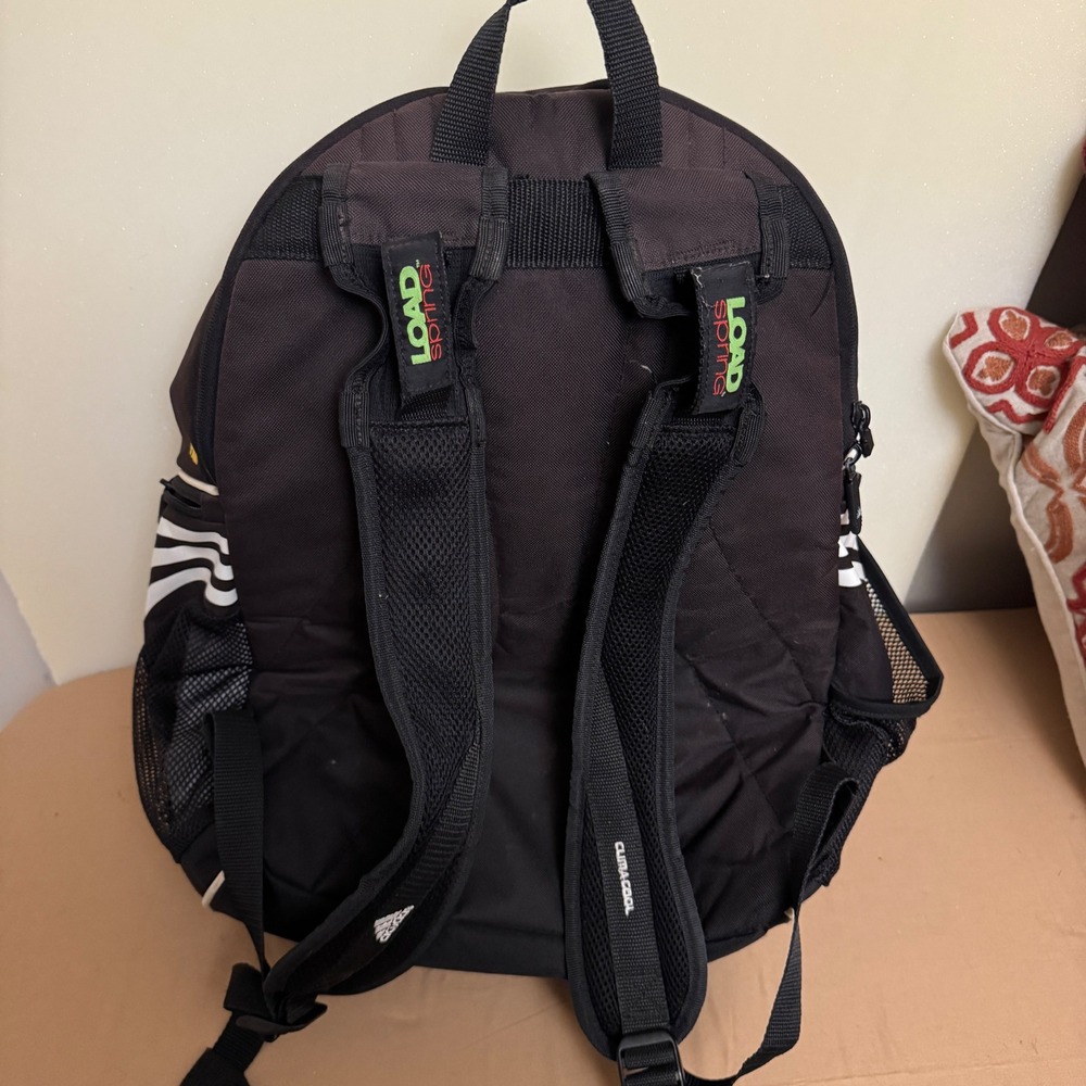 Adidas Black Backpack Sport Travel Bag ClimaCool Load Spring - Picture 4 of 11